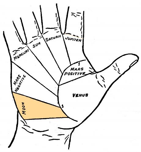Mount of the Moon in Palmistry